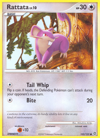 Rattata (103/132) [Diamond & Pearl: Secret Wonders] - Waypoint Games CA