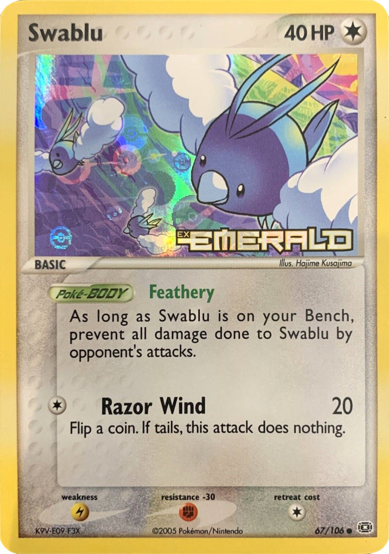 Swablu (67/106) (Stamped) [EX: Emerald] - Waypoint Games CA