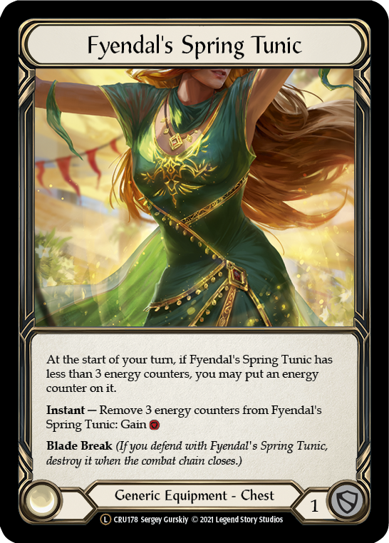 Fyendal's Spring Tunic [U-CRU178] (Crucible of War Unlimited)  Unlimited Normal - Waypoint Games CA