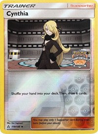 Cynthia (119/156) (Regional Championship Promo) [Sun & Moon: Ultra Prism] - Waypoint Games CA