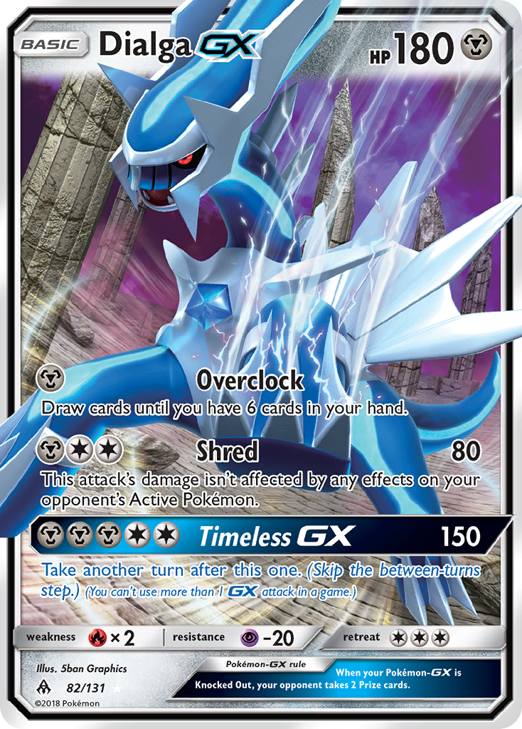 Dialga GX (82/131) [Sun & Moon: Forbidden Light] - Waypoint Games CA