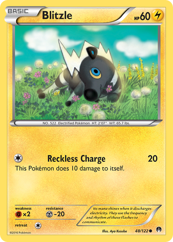 Blitzle (48/122) [XY: BREAKpoint] - Waypoint Games CA