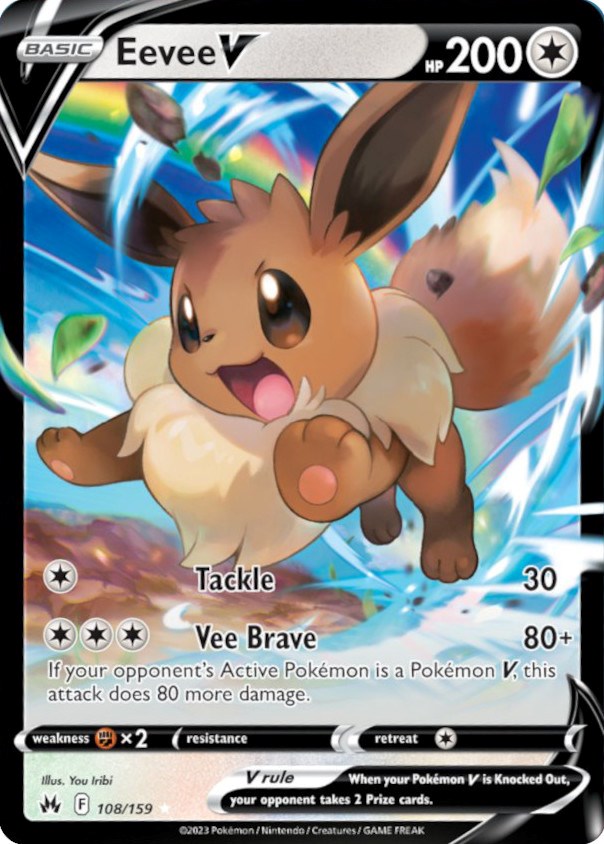 Eevee V (108/159) [Sword & Shield: Crown Zenith] - Waypoint Games CA