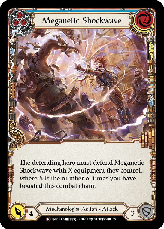 Meganetic Shockwave [U-CRU103] (Crucible of War Unlimited)  Unlimited Normal - Waypoint Games CA