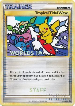 Tropical Tidal Wave (HGSS18) (Staff) [HeartGold & SoulSilver: Black Star Promos] - Waypoint Games CA