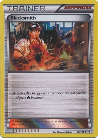 Blacksmith (88/106) (Sheen Holo Pyroar Collection Exclusive) [XY: Flashfire] - Waypoint Games CA