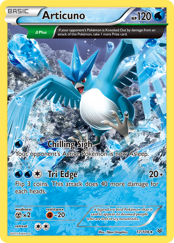 Articuno (17/108) [XY: Roaring Skies] - Waypoint Games CA