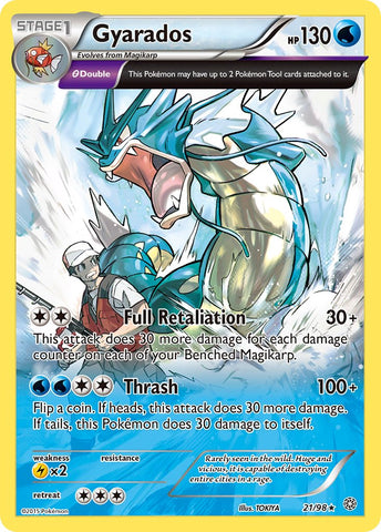 Gyarados (21/98) (Theme Deck Exclusive) [XY: Ancient Origins] - Waypoint Games CA