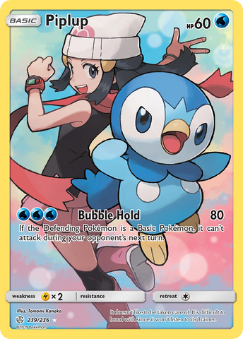 Piplup (239/236) [Sun & Moon: Cosmic Eclipse] - Waypoint Games CA