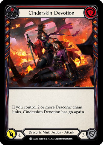 Cinderskin Devotion (Red) [FAI016] (Uprising Fai Blitz Deck) - Waypoint Games CA