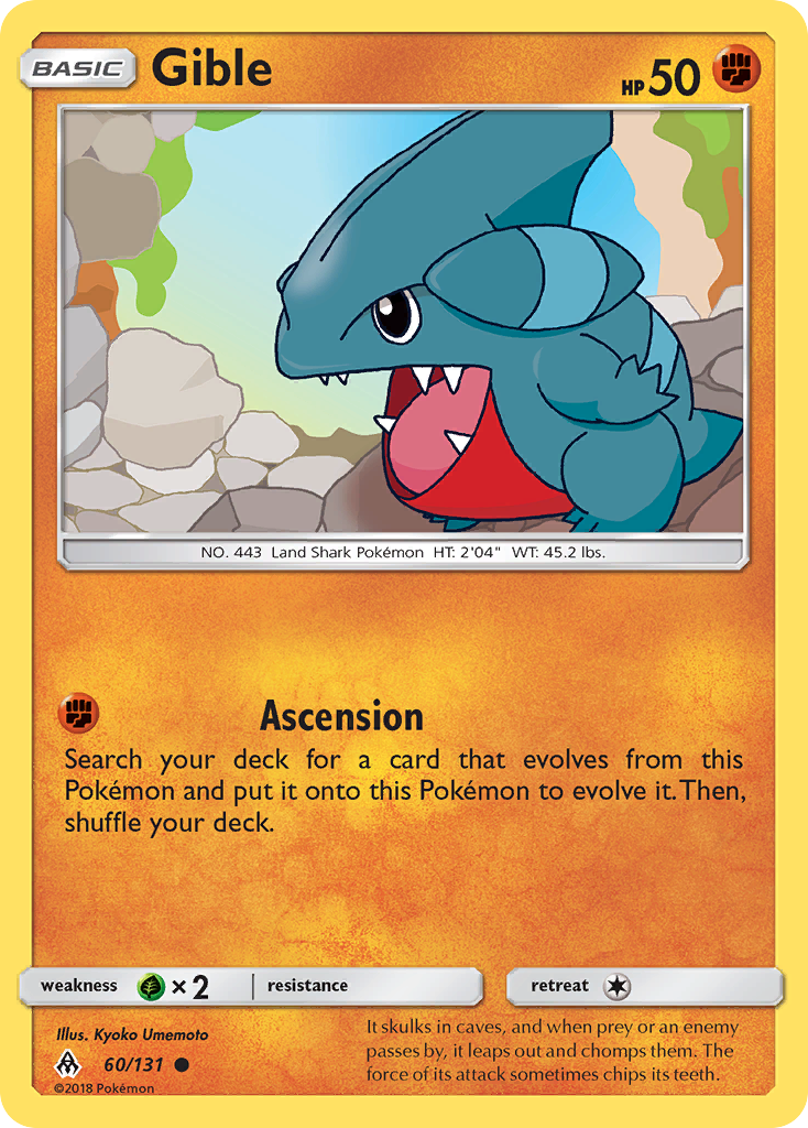 Gible (60/131) [Sun & Moon: Forbidden Light] - Waypoint Games CA