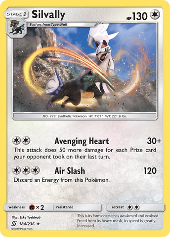 Silvally (184/236) (Theme Deck Exclusive) [Sun & Moon: Unified Minds] - Waypoint Games CA