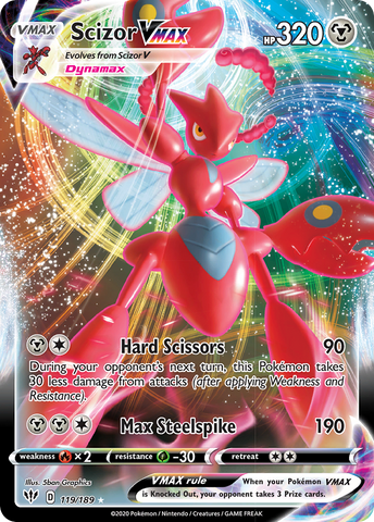 Scizor VMAX (119/189) [Sword & Shield: Darkness Ablaze] - Waypoint Games CA