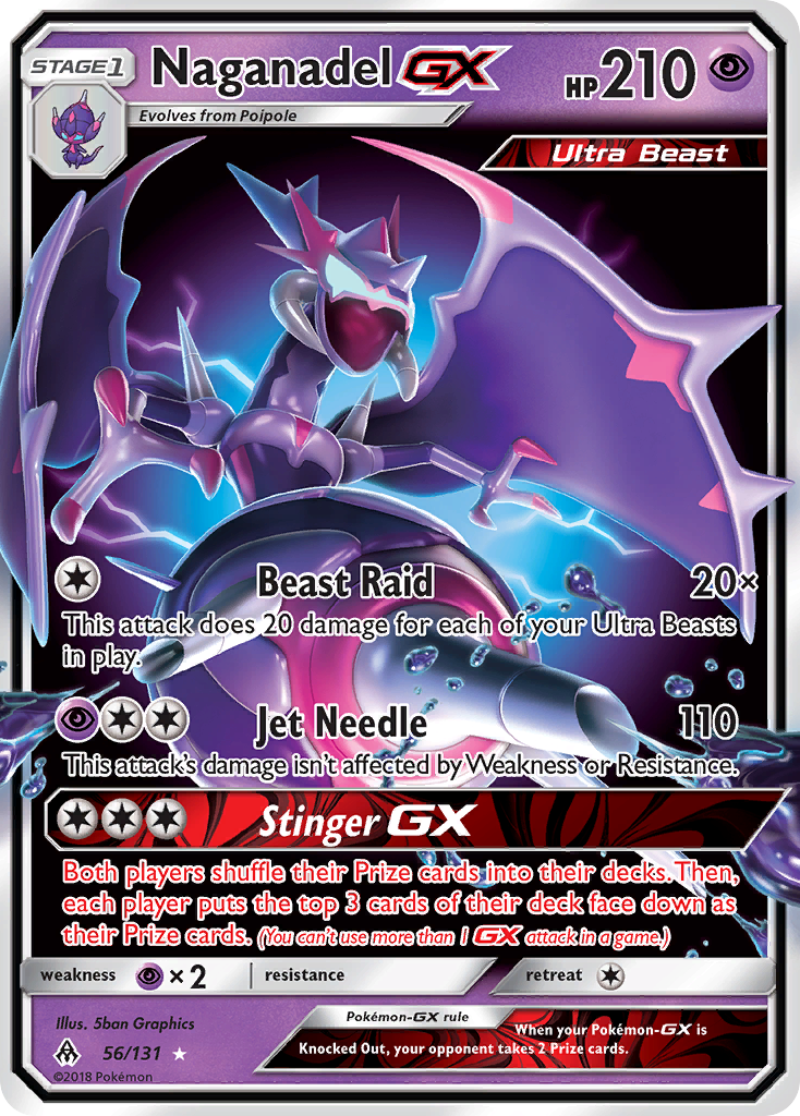 Naganadel GX (56/131) [Sun & Moon: Forbidden Light] - Waypoint Games CA