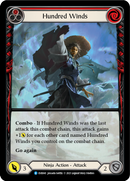 Hundred Winds (Red) [EVR041] (Everfest)  1st Edition Extended Art Rainbow Foil - Waypoint Games CA