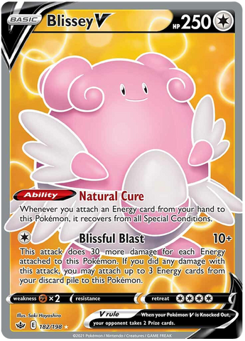Blissey V (182/198) [Sword & Shield: Chilling Reign] - Waypoint Games CA