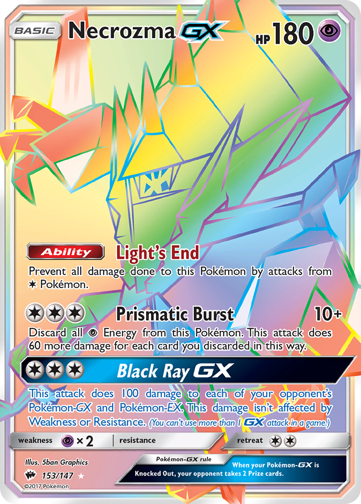 Necrozma GX (153/147) [Sun & Moon: Burning Shadows] - Waypoint Games CA