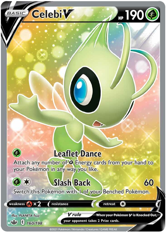 Celebi V (160/198) [Sword & Shield: Chilling Reign] - Waypoint Games CA