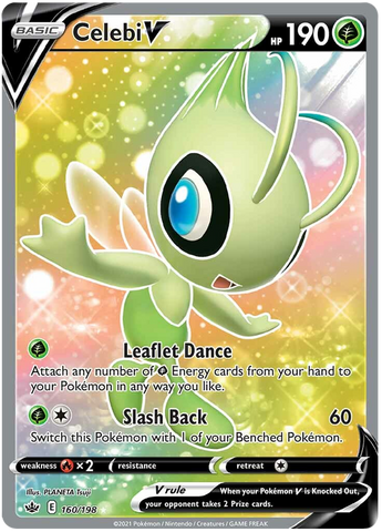 Celebi V (160/198) [Sword & Shield: Chilling Reign] - Waypoint Games CA