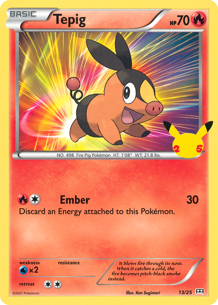 Tepig (13/25) [McDonald's 25th Anniversary] - Waypoint Games CA