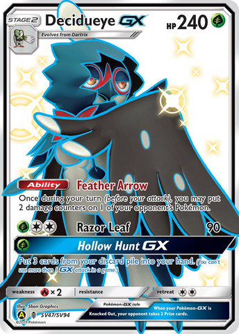 Decidueye GX (SV47/SV94) [Sun & Moon: Hidden Fates - Shiny Vault] - Waypoint Games CA