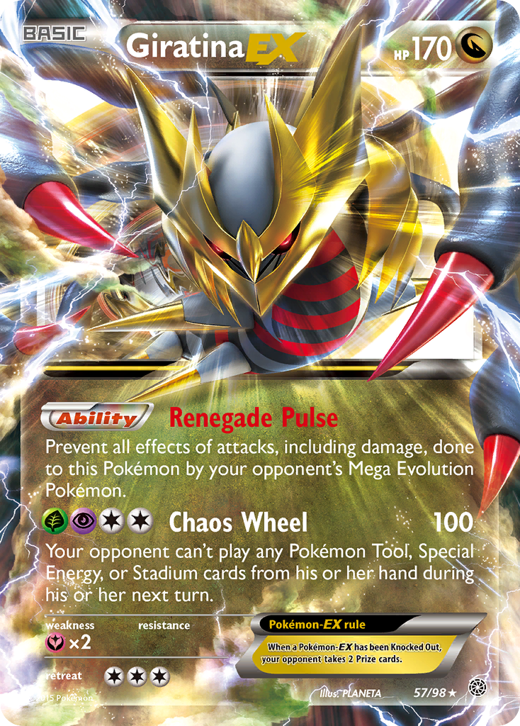 Giratina EX (57/98) [XY: Ancient Origins] - Waypoint Games CA