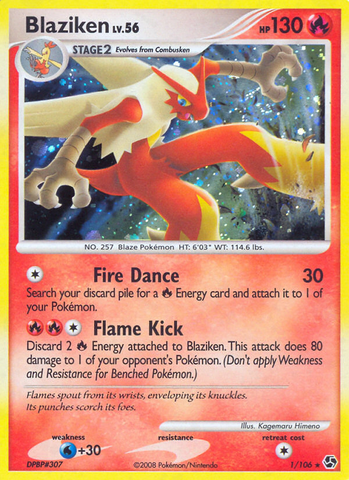 Blaziken (1/106) [Diamond & Pearl: Great Encounters] - Waypoint Games CA