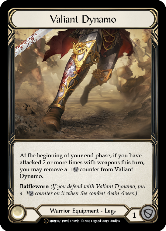 Valiant Dynamo [U-MON107-RF] (Monarch Unlimited)  Unlimited Rainbow Foil - Waypoint Games CA