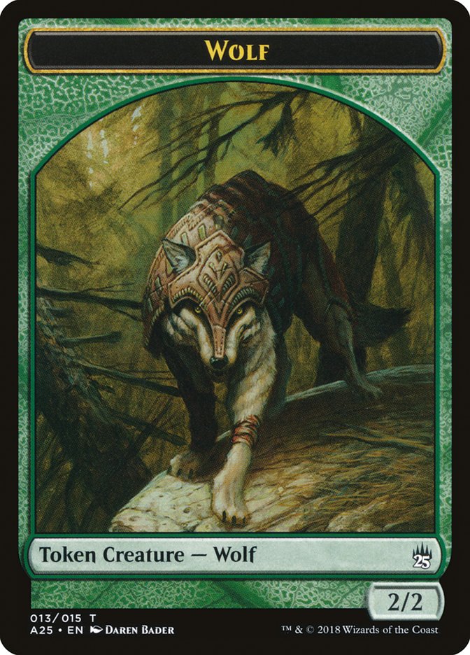 Wolf Token [Masters 25 Tokens]