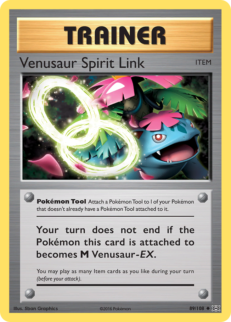 Venusaur Spirit Link (89/108) [XY: Evolutions] - Waypoint Games CA