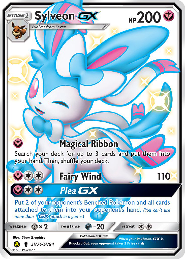 Sylveon GX (SV76/SV94) [Sun & Moon: Hidden Fates - Shiny Vault] - Waypoint Games CA