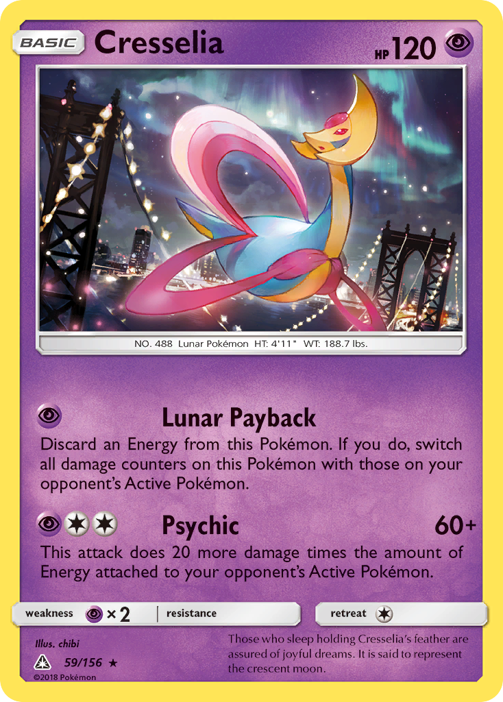 Cresselia (59/156) [Sun & Moon: Ultra Prism] - Waypoint Games CA