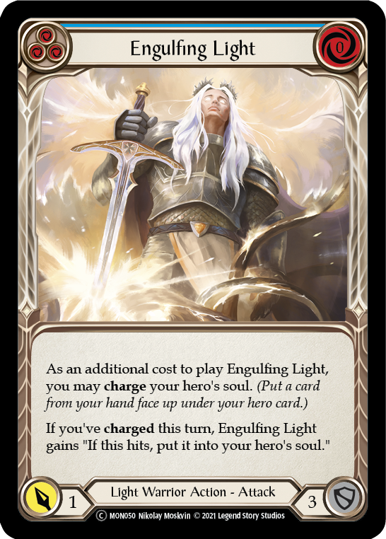 Engulfing Light (Blue) [U-MON050] (Monarch Unlimited)  Unlimited Normal - Waypoint Games CA