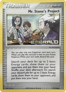 Mr. Stone's Project (79/106) (Stamped) [EX: Emerald] - Waypoint Games CA