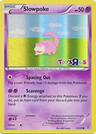 Slowpoke (32/83) (Toys R Us Promo) [XY: Generations] - Waypoint Games CA