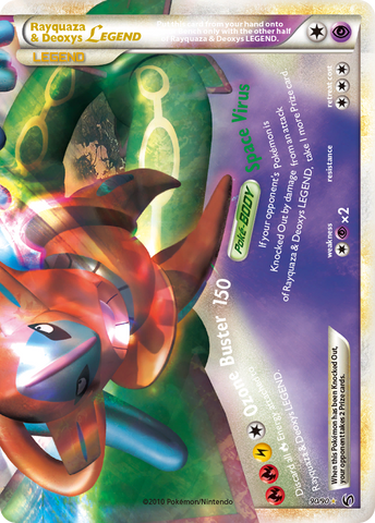 Rayquaza & Deoxys LEGEND (90/90) [HeartGold & SoulSilver: Undaunted] - Waypoint Games CA