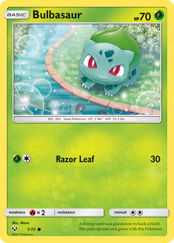 Bulbasaur (1/73) [Sun & Moon: Shining Legends] - Waypoint Games CA