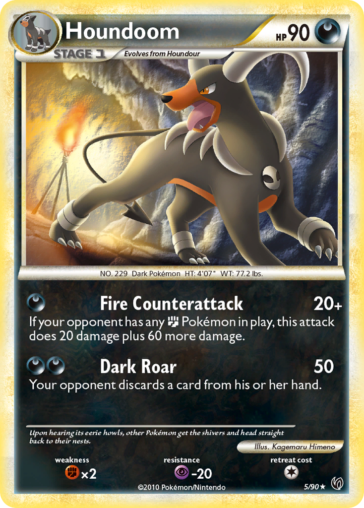 Houndoom (5/90) [HeartGold & SoulSilver: Undaunted] - Waypoint Games CA