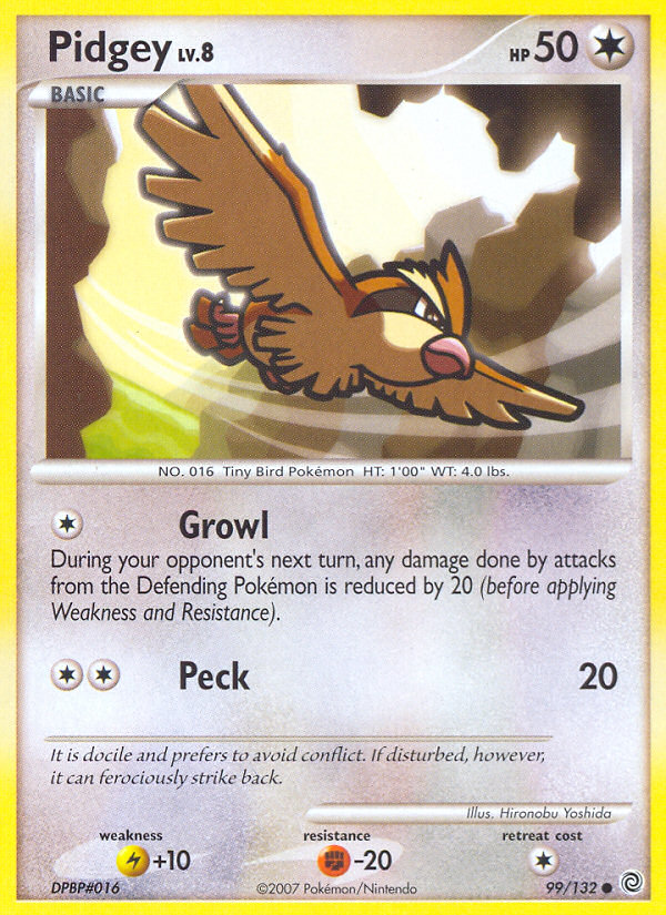 Pidgey (99/132) [Diamond & Pearl: Secret Wonders] - Waypoint Games CA