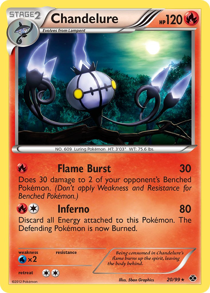Chandelure (20/99) (Theme Deck Exclusive) [Black & White: Next Destinies] - Waypoint Games CA
