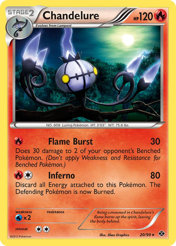 Chandelure (20/99) (Theme Deck Exclusive) [Black & White: Next Destinies] - Waypoint Games CA