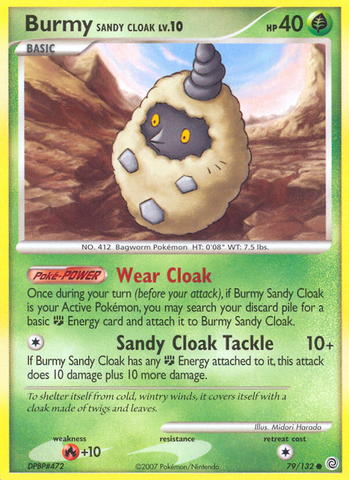Burmy Sandy Cloak (79/132) [Diamond & Pearl: Secret Wonders] - Waypoint Games CA