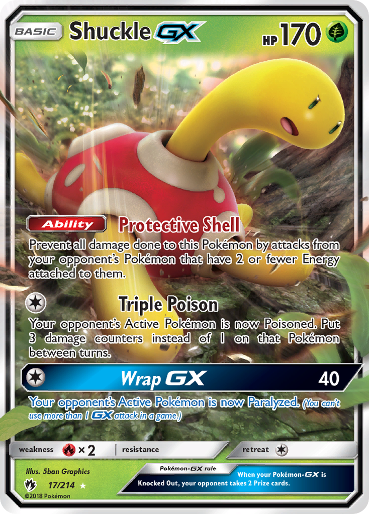 Shuckle GX (17/214) [Sun & Moon: Lost Thunder] - Waypoint Games CA