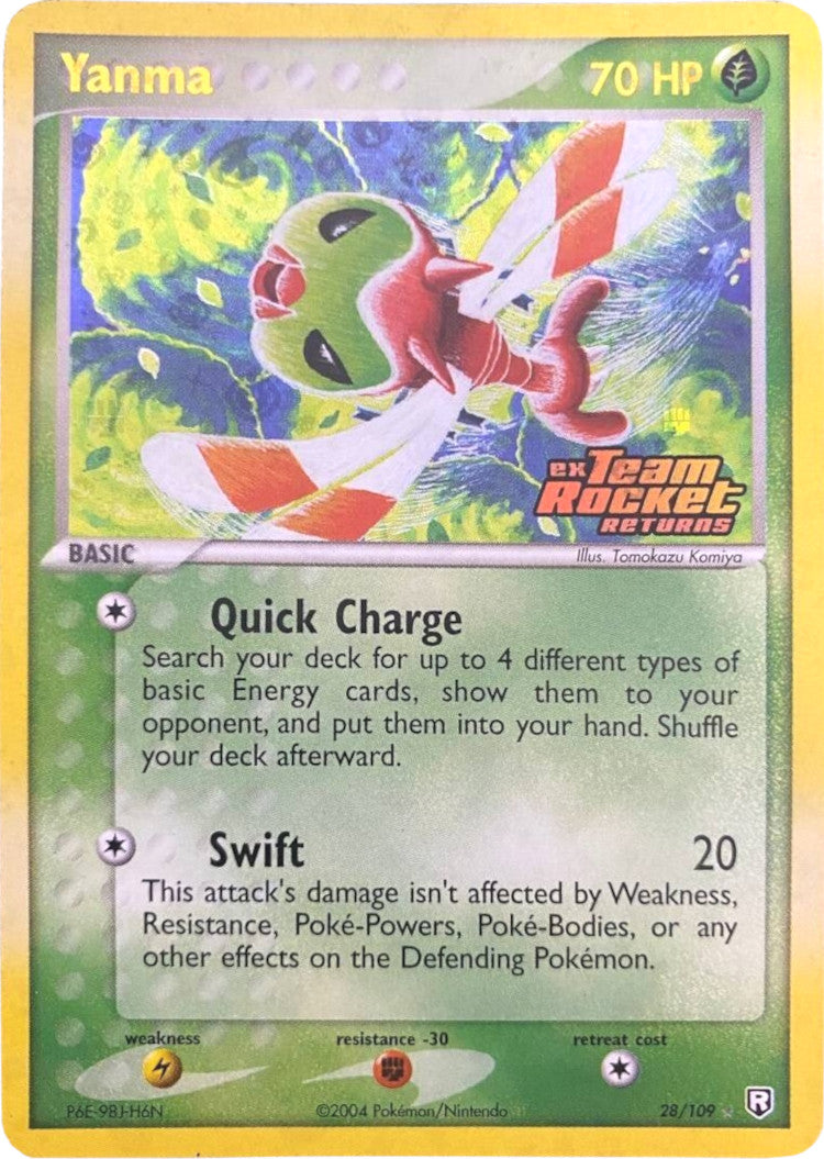 Yanma (28/109) (Stamped) [EX: Team Rocket Returns] - Waypoint Games CA