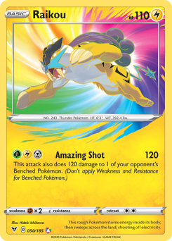 Raikou (050/185) [Sword & Shield: Vivid Voltage] - Waypoint Games CA