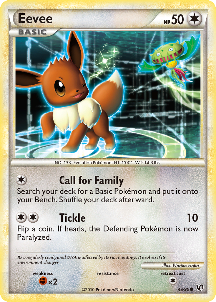 Eevee (48/90) [HeartGold & SoulSilver: Undaunted] - Waypoint Games CA