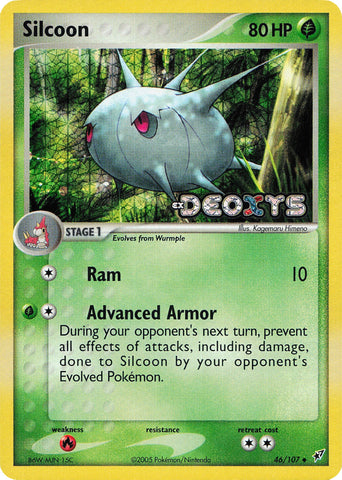 Silcoon (46/107) (Stamped) [EX: Deoxys] - Waypoint Games CA