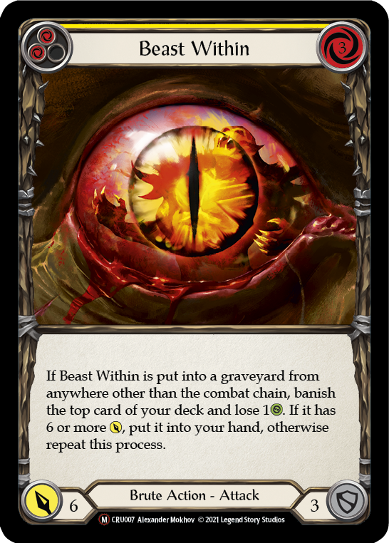 Beast Within [U-CRU007] (Crucible of War Unlimited)  Unlimited Normal - Waypoint Games CA