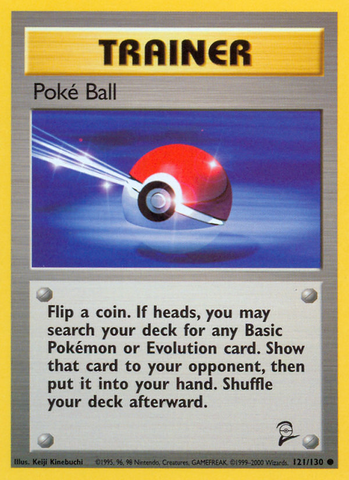 Poke Ball (121/130) [Base Set 2] - Waypoint Games CA