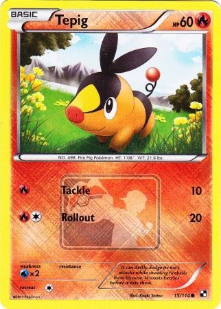 Tepig (15/114) (League Promo) [Black & White: Base Set] - Waypoint Games CA